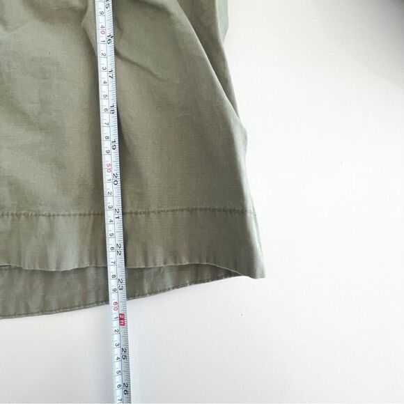 Gap Military Utility Jacket Olive Green Cargo High Neck Women's S Patch Pockets - Picture 7 of 8